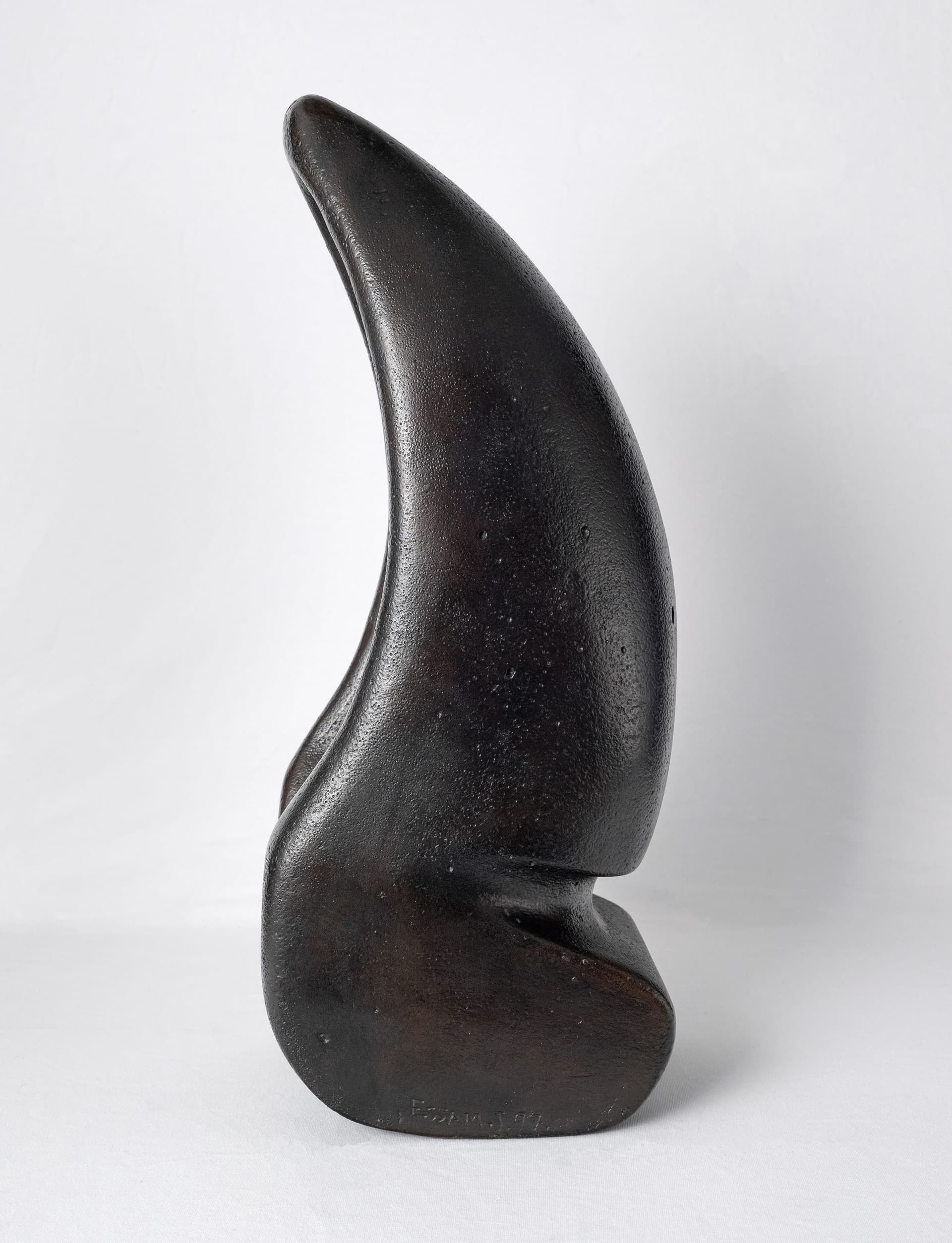 The Worshipper, bronze sculpture by Essam Jameel, 1997/2024