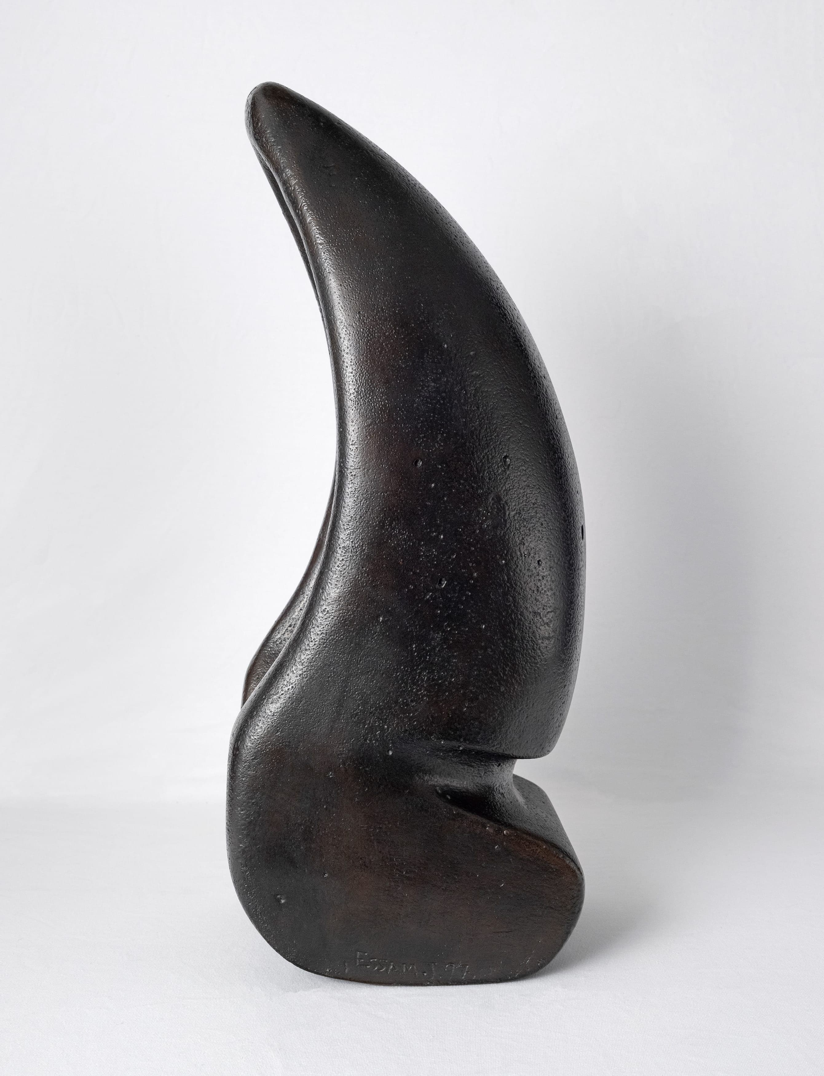 The Worshipper, bronze sculpture by Essam Jameel, 1997/2024